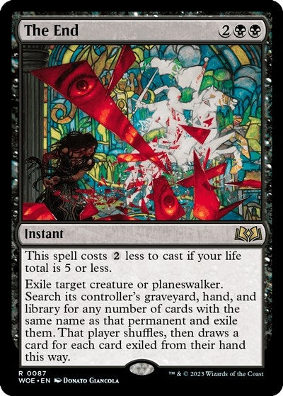 Image for The End (87) (WOE) - Magic: The Gathering