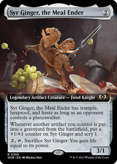 Syr Ginger, the Meal Ender (Extended Art) (369) (WOE) Japanese