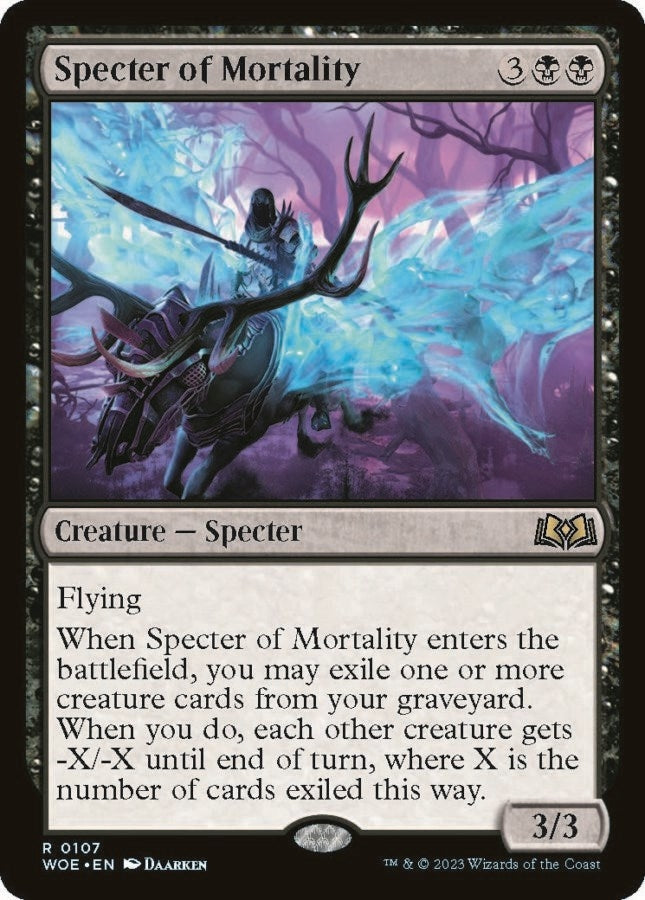 Image for Specter of Mortality (107) (WOE) - Magic: The Gathering