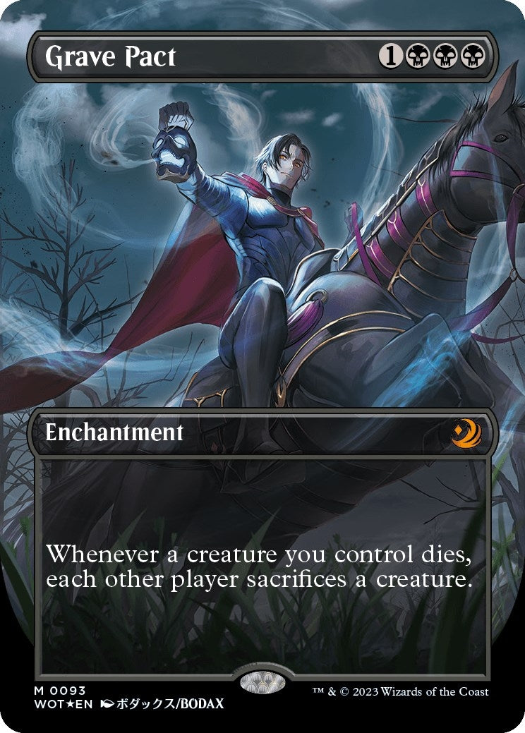 Image for Grave Pact (Anime Borderless) (Confetti Foil) (93) (WOT) - Magic: The Gathering