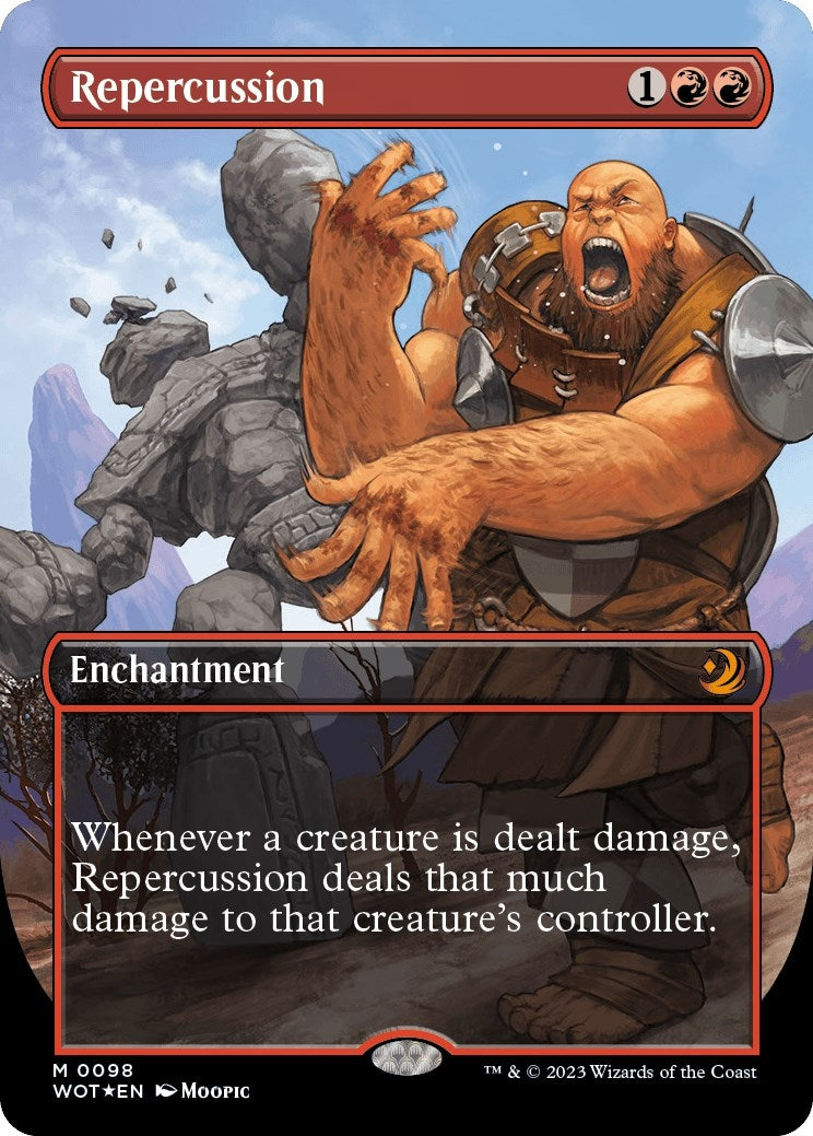 Image for Repercussion (Anime Borderless) (Confetti Foil) (98) (WOT) - Magic: The Gathering