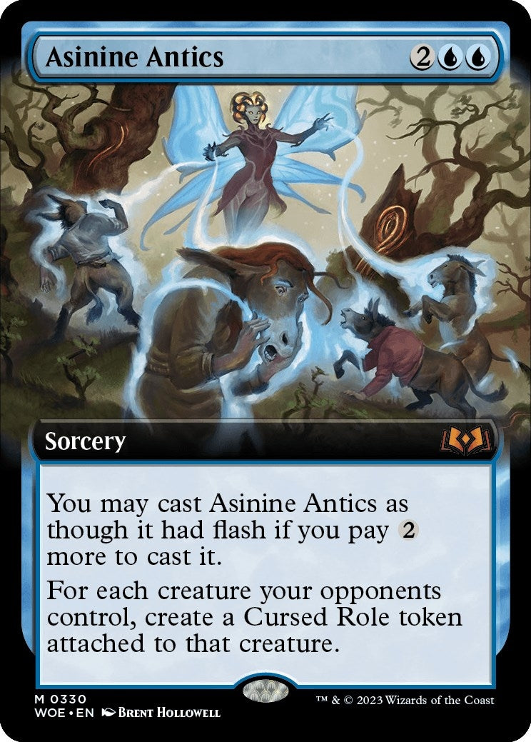Image for Asinine Antics (Extended Art) (330) (WOE) - Magic: The Gathering