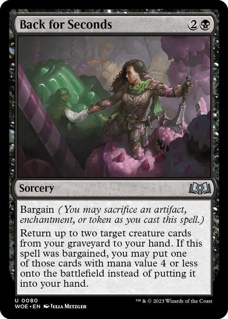 Image for Back for Seconds (80) (WOE) - Magic: The Gathering
