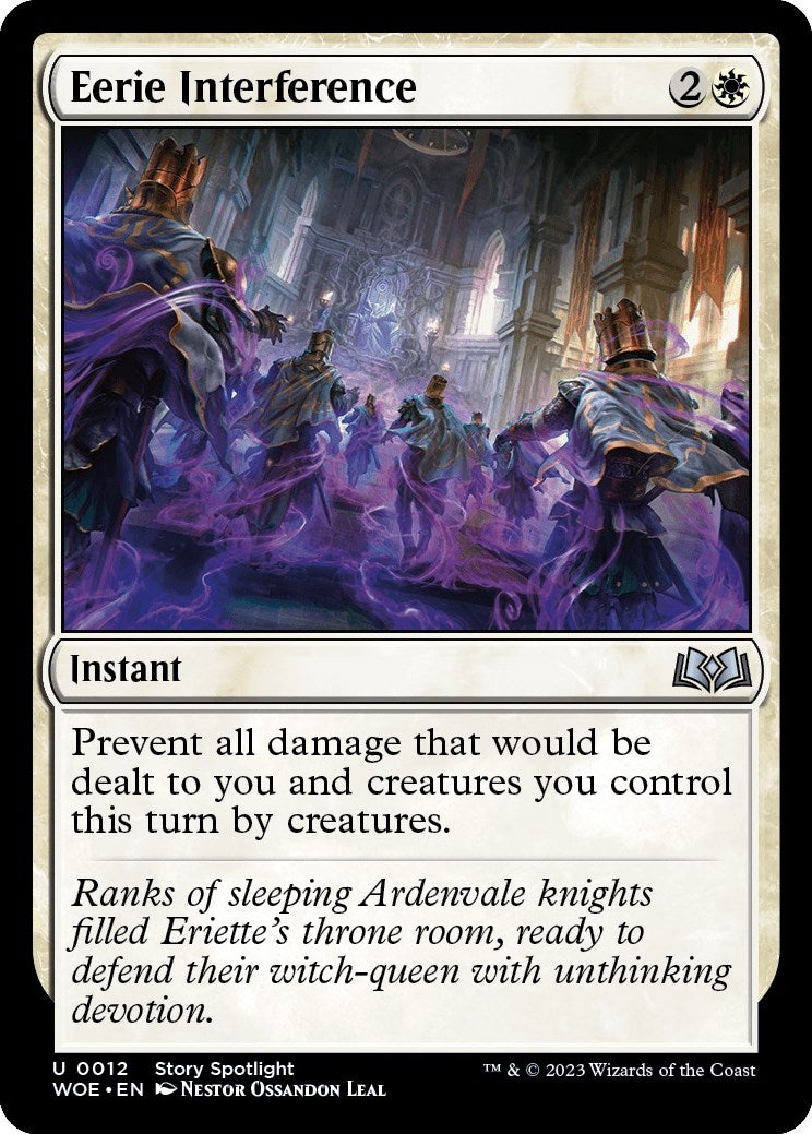 Image for Eerie Interference (12) (WOE) - Magic: The Gathering