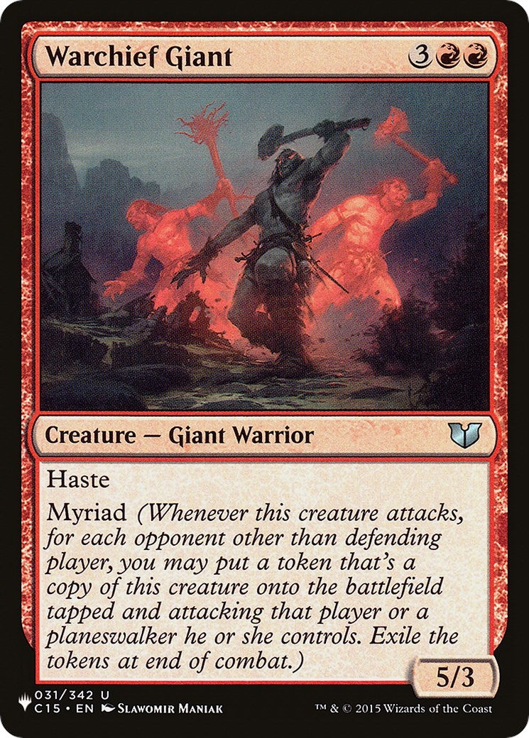 Warchief Giant (031/342) (LIST)