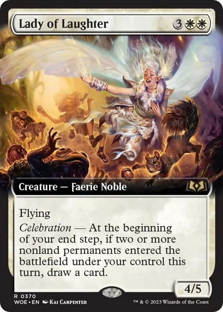 Image for Lady of Laughter (Extended Art) (370) (WOE) - Magic: The Gathering