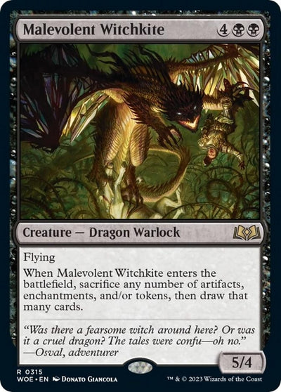 Malevolent Witchkite (315) (WOE)
