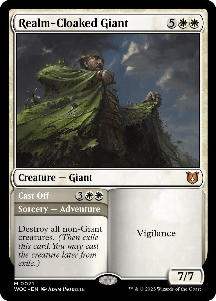 Image for Realm-Cloaked Giant (71) (WOC) - Magic: The Gathering