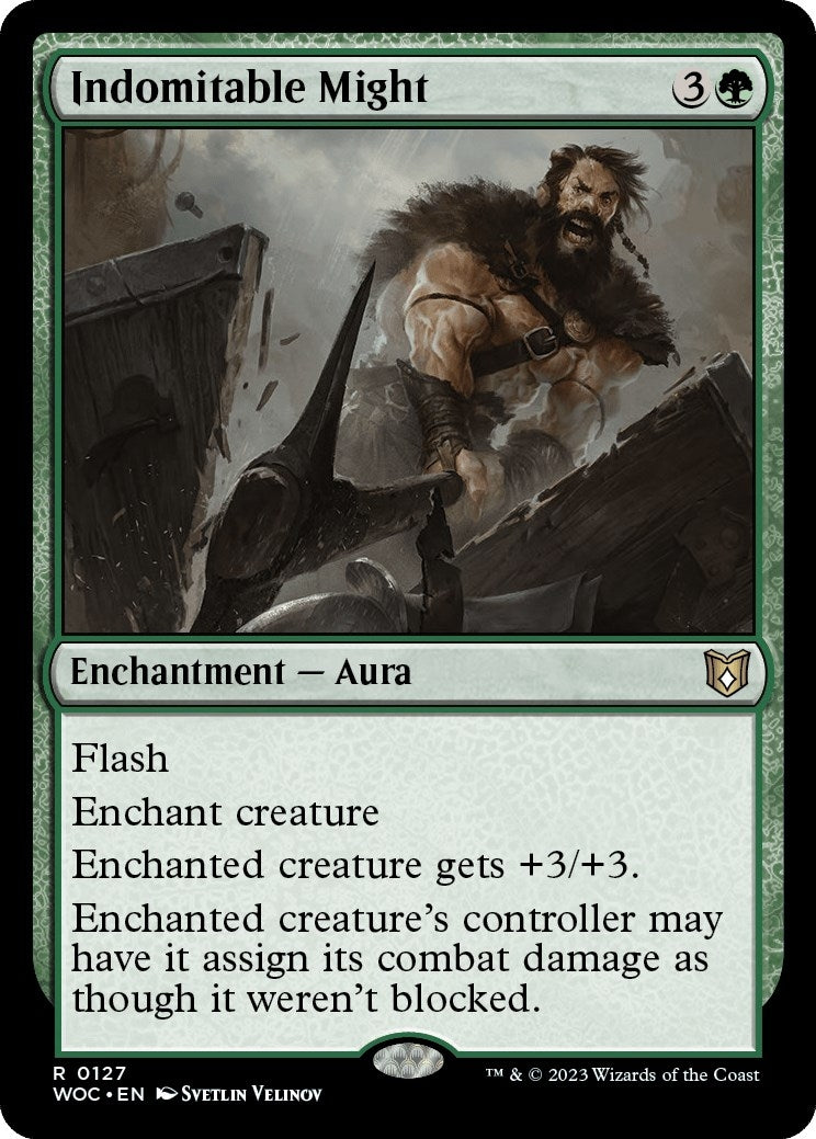 Image for Indomitable Might (127) (WOC) - Magic: The Gathering