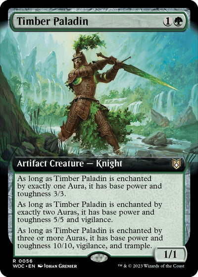 Timber Paladin (Extended Art) (56) (WOC)