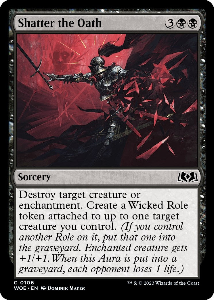 Shatter the Oath (106) (WOE) Japanese