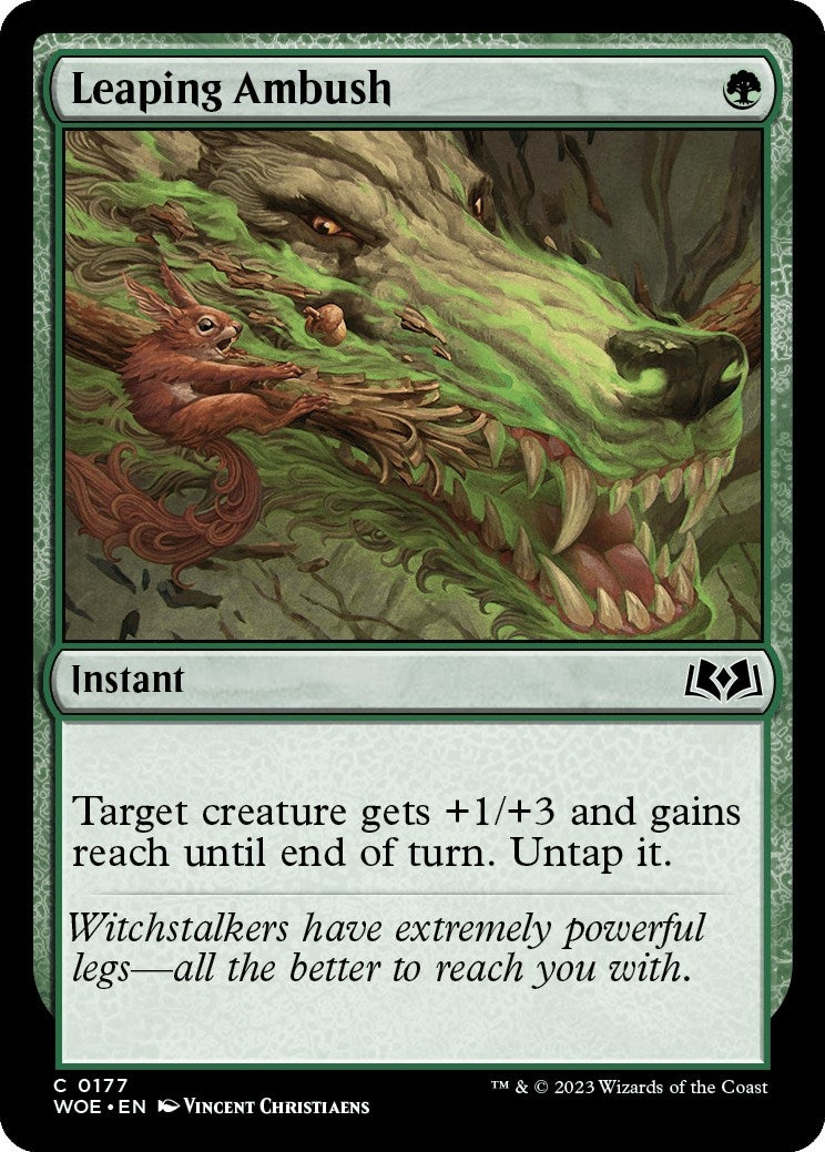 Image for Leaping Ambush (177) (WOE) - Magic: The Gathering