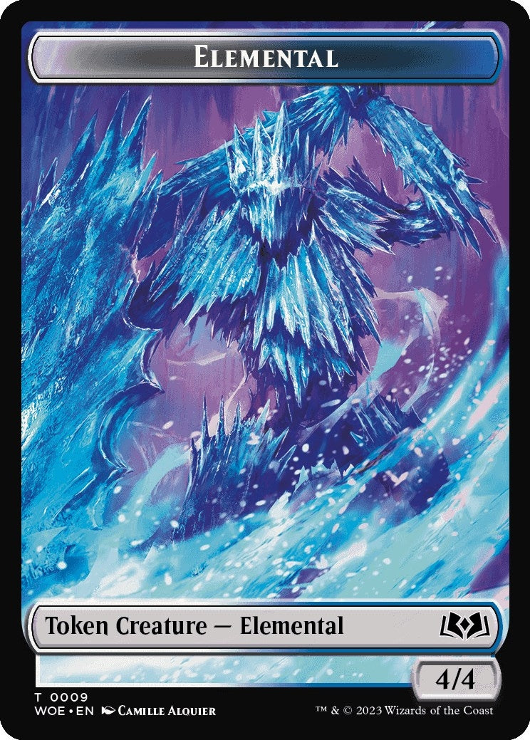 Image for Elemental // Food (0013) Double-Sided Token (9 // 13) (WOE) - Magic: The Gathering