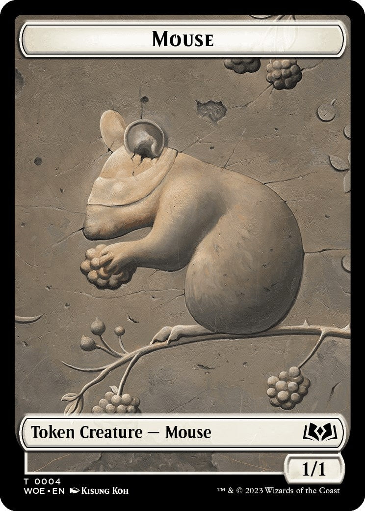 Image for Mouse // Food (0013) Double-Sided Token (4 // 13) (WOE) - Magic: The Gathering