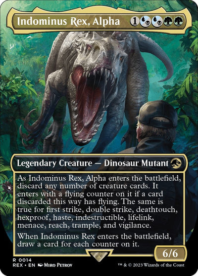 Indominus Rex, Alpha (Borderless) (14) (REX)