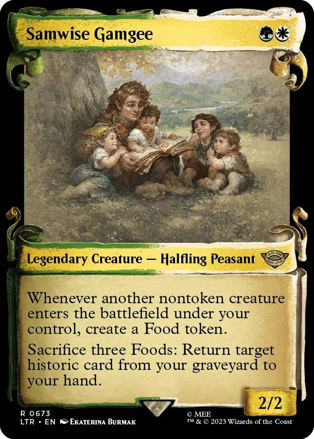 Image for Samwise Gamgee (Showcase Scrolls) (673) (LTR) - Magic: The Gathering