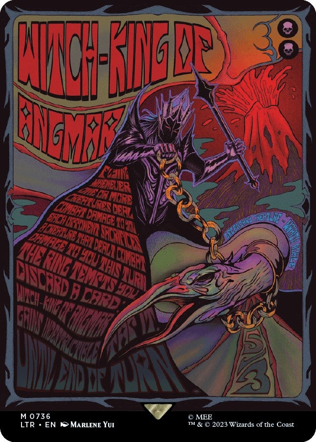 Image for Witch-king of Angmar (Borderless Poster) (736) (LTR) - Magic: The Gathering