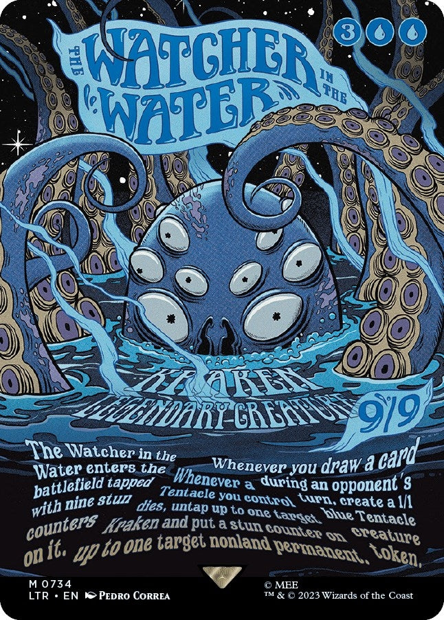 Image for The Watcher in the Water (Borderless Poster) (734) (LTR) - Magic: The Gathering