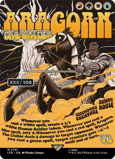 Aragorn, the Uniter (Borderless Poster) (Serial Numbered) (741) (LTR)