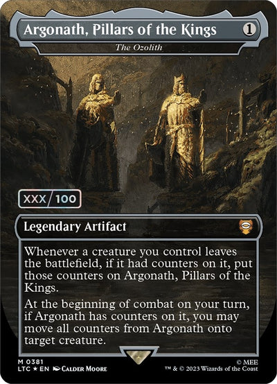 Argonath, Pillars of the Kings - The Ozolith (Borderless) (Serial Numbered) (381) (LTC)