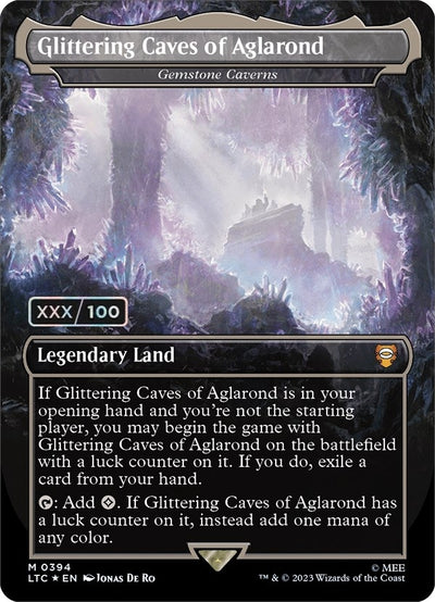 Glittering Caves of Aglarond - Gemstone Caverns (Borderless) (Serial Numbered) (394) (LTC)