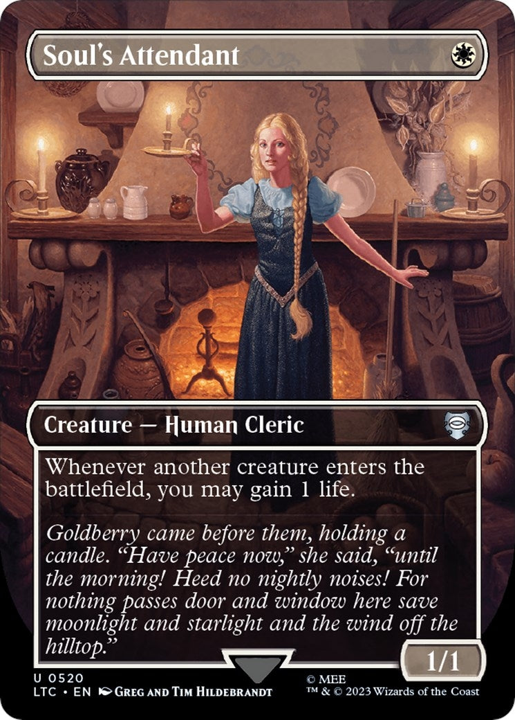 Image for Soul's Attendant (Borderless) (520) (LTC) - Magic: The Gathering