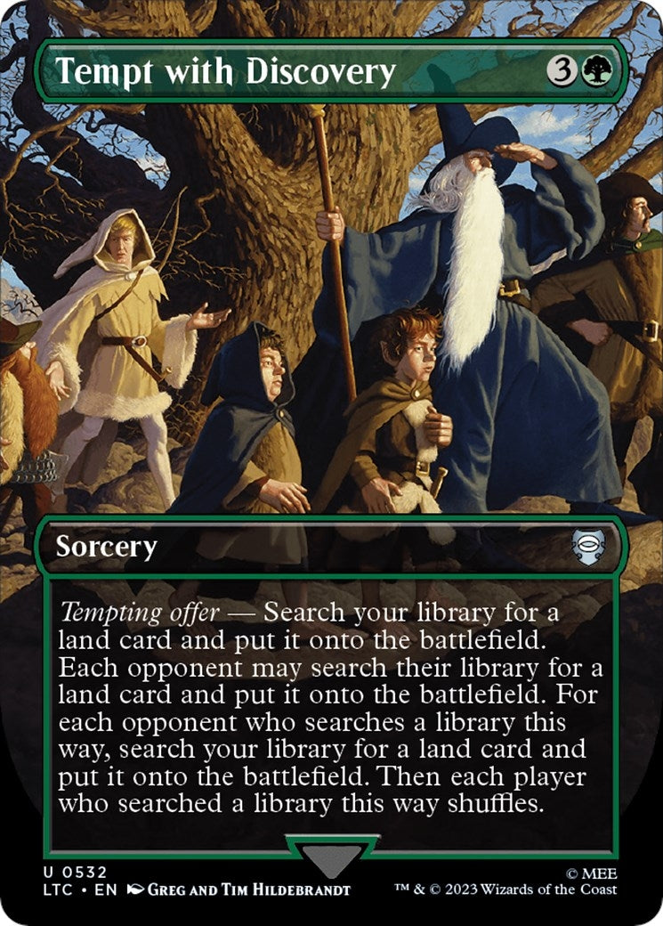 Image for Tempt with Discovery (Borderless) (532) (LTC) - Magic: The Gathering