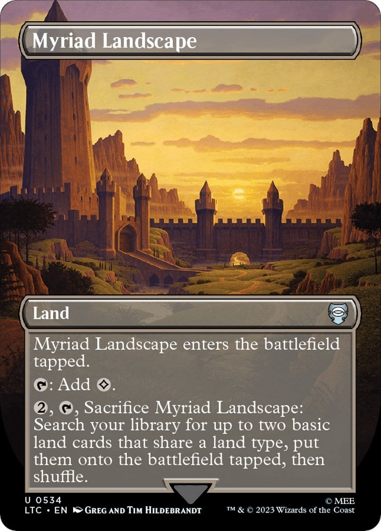 Image for Myriad Landscape (Borderless) (534) (LTC) - Magic: The Gathering