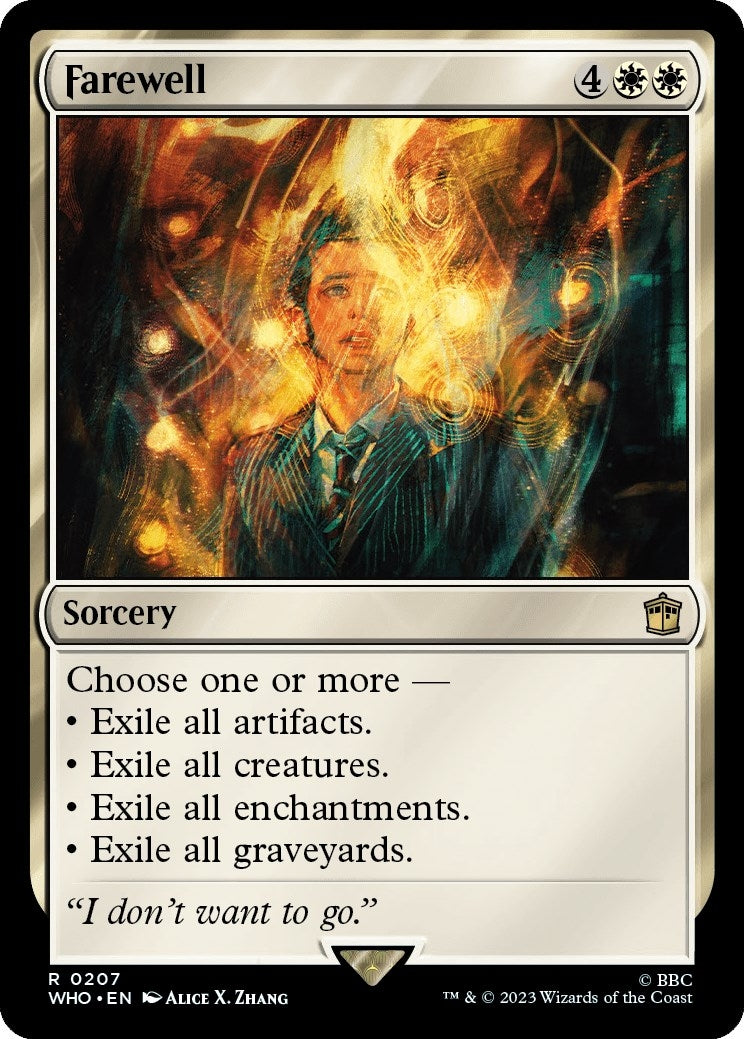 Image for Farewell (207) (WHO) - Magic: The Gathering