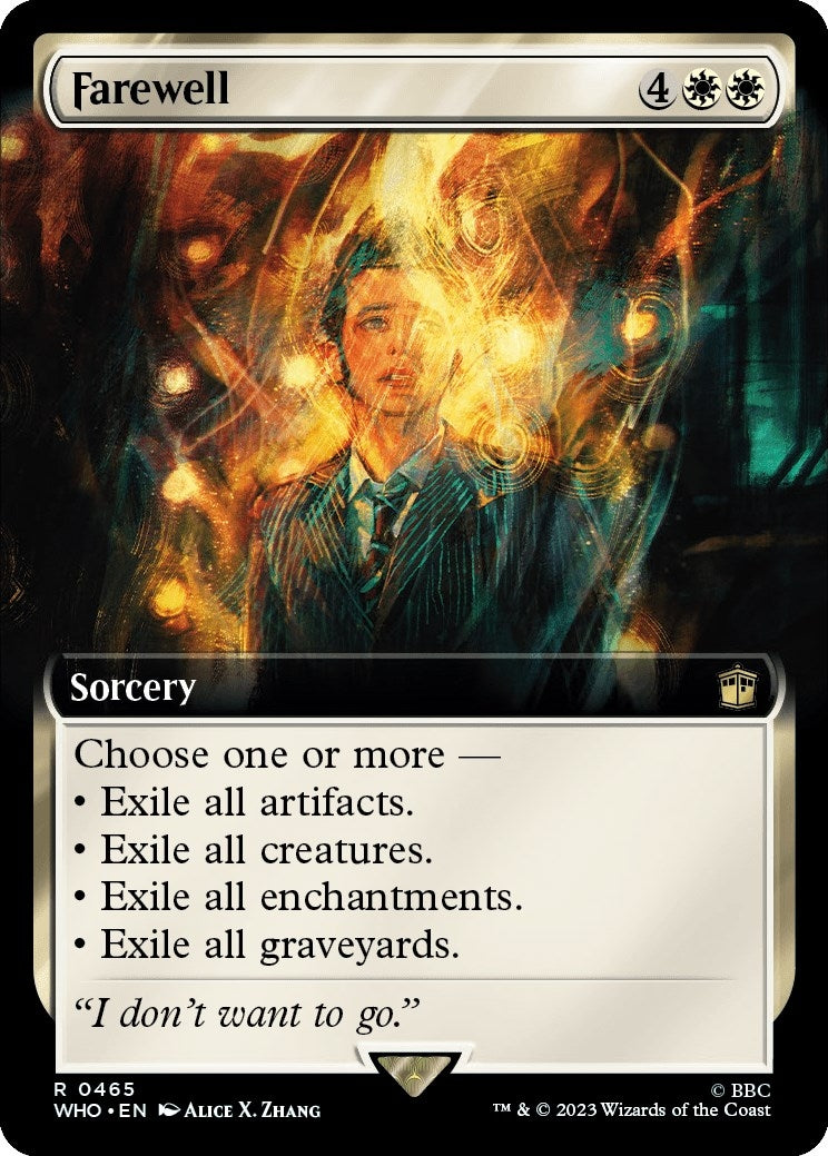 Image for Farewell (Extended Art) (465) (WHO) - Magic: The Gathering