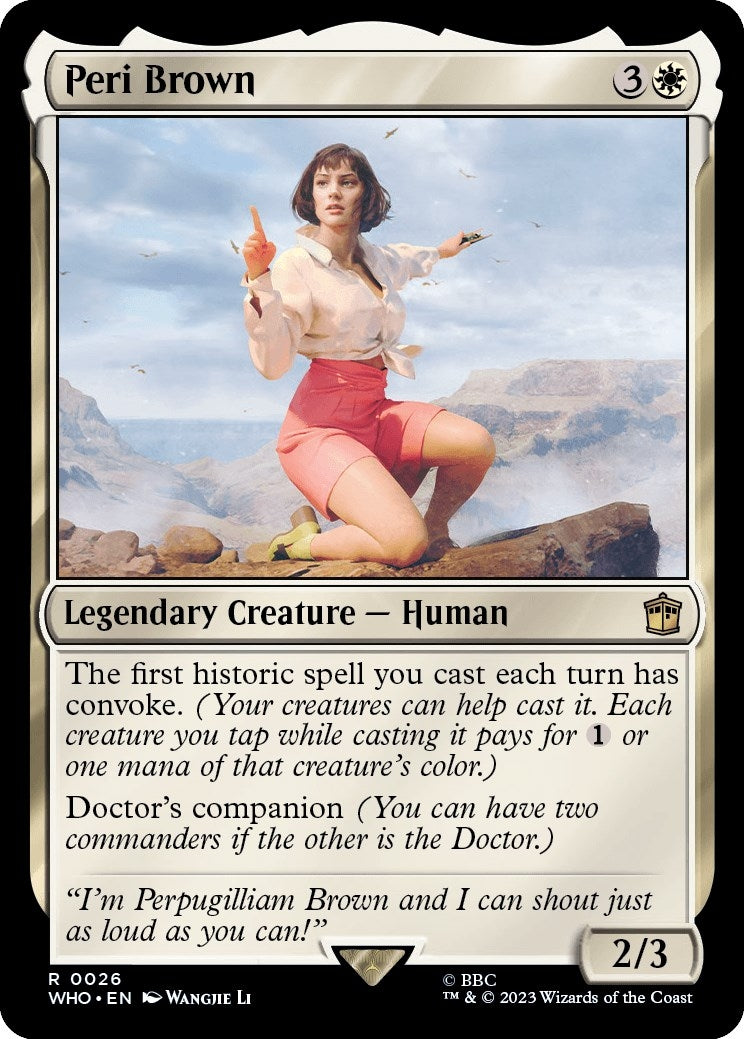 Image for Peri Brown (26) (WHO) - Magic: The Gathering