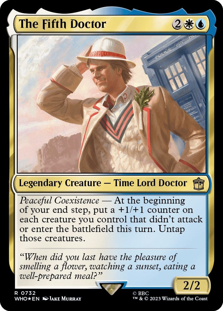 Image for The Fifth Doctor (Surge Foil) (732) (WHO) - Magic: The Gathering