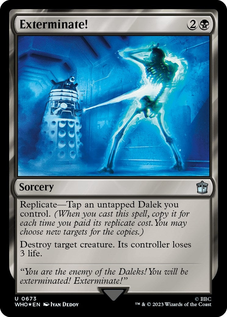 Image for Exterminate! (Surge Foil) (673) (WHO) - Magic: The Gathering