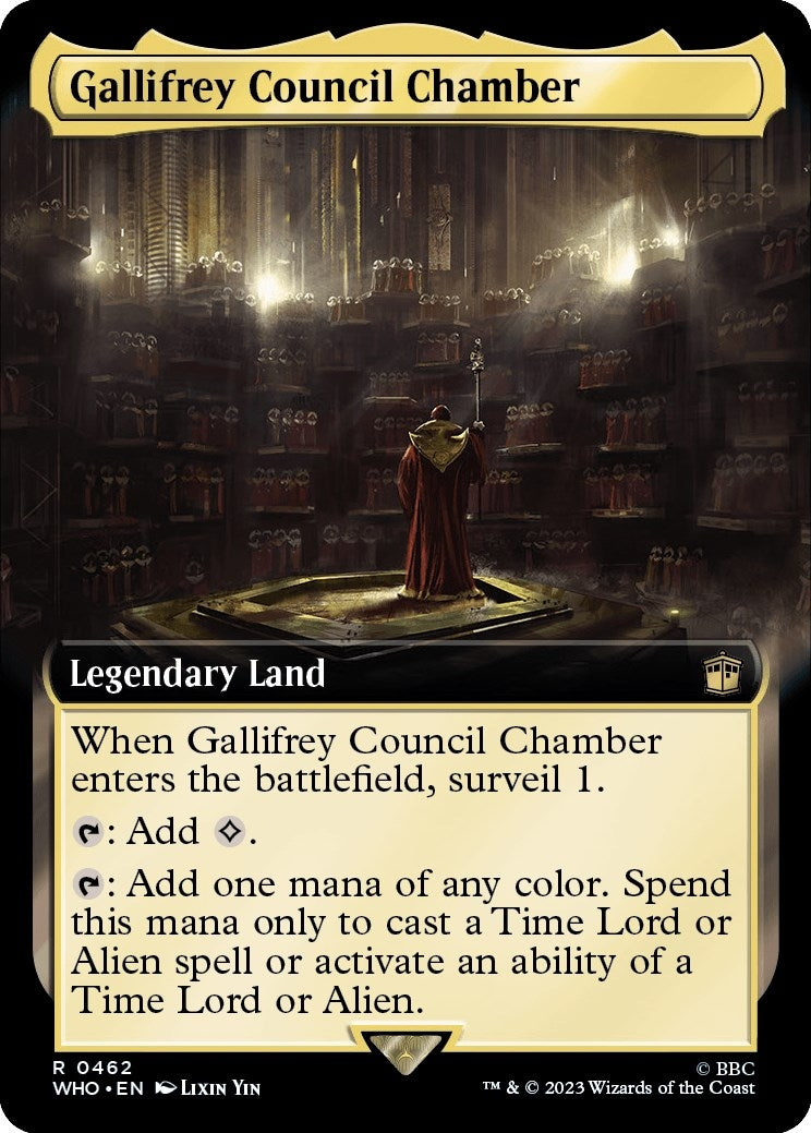 Image for Gallifrey Council Chamber (Extended Art) (462) (WHO) - Magic: The Gathering