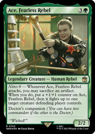 Ace, Fearless Rebel (Surge Foil) (703) (WHO)