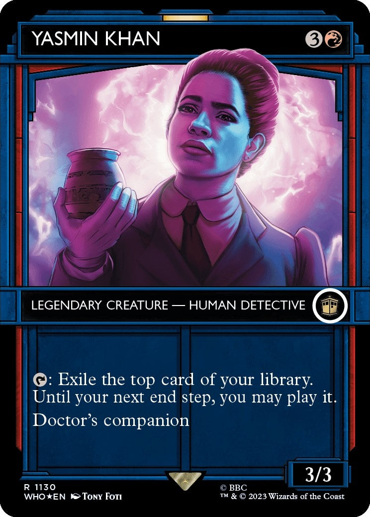 Image for Yasmin Khan (Showcase) (Surge Foil) (1130) (WHO) - Magic: The Gathering