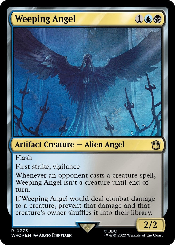 Image for Weeping Angel (Surge Foil) (773) (WHO) - Magic: The Gathering