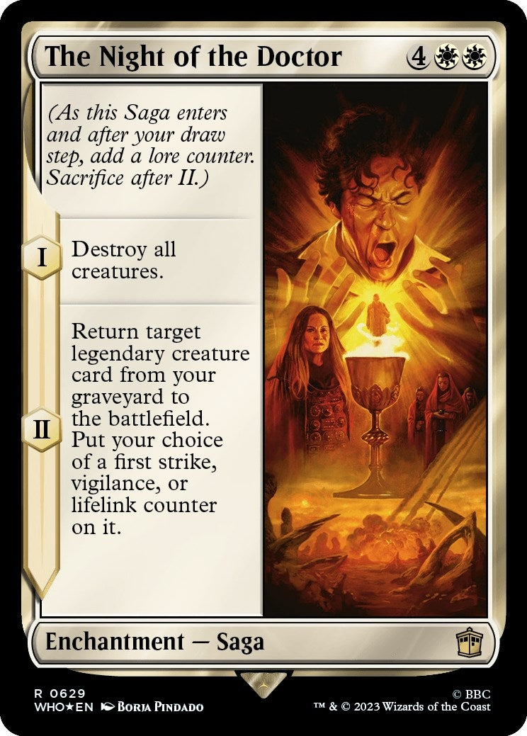 Image for The Night of the Doctor (Surge Foil) (629) (WHO) - Magic: The Gathering