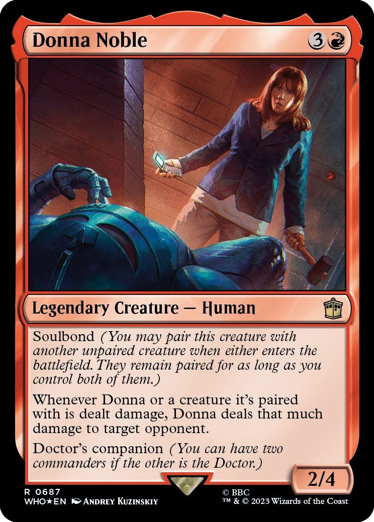 Image for Donna Noble (Surge Foil) (687) (WHO) - Magic: The Gathering
