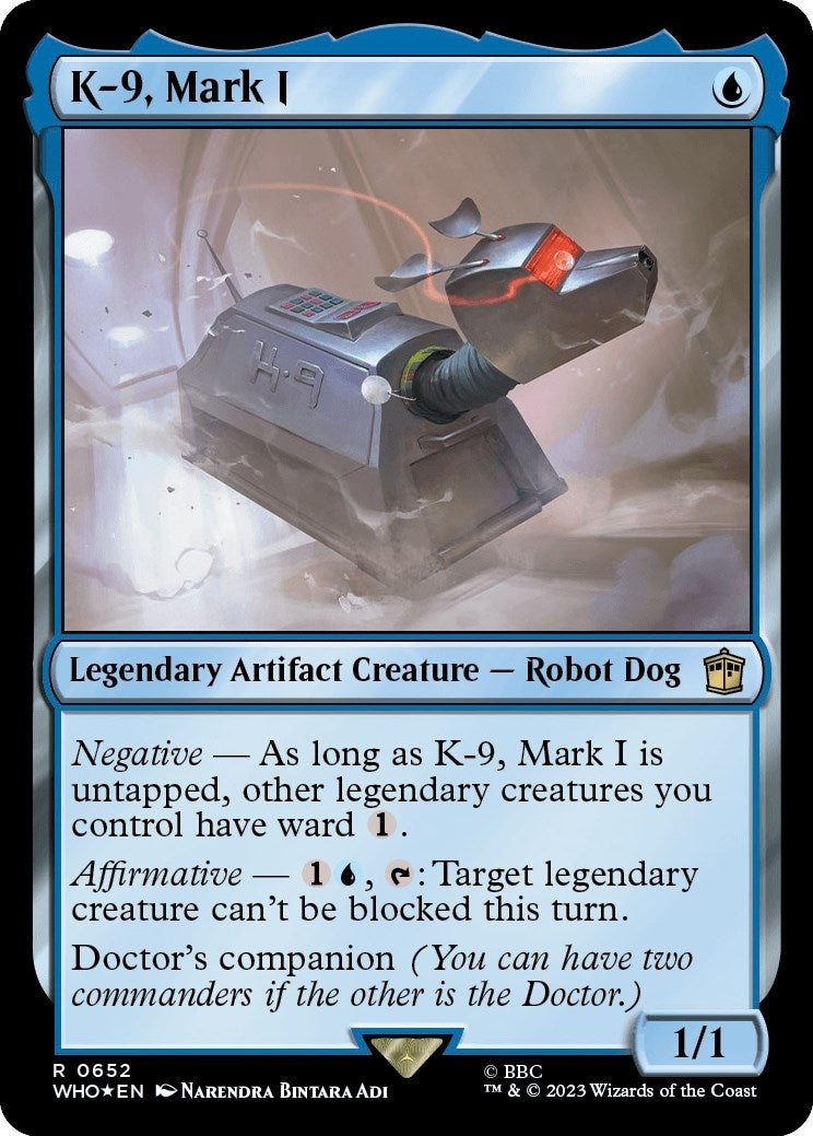 Image for K-9, Mark I (Surge Foil) (652) (WHO) - Magic: The Gathering