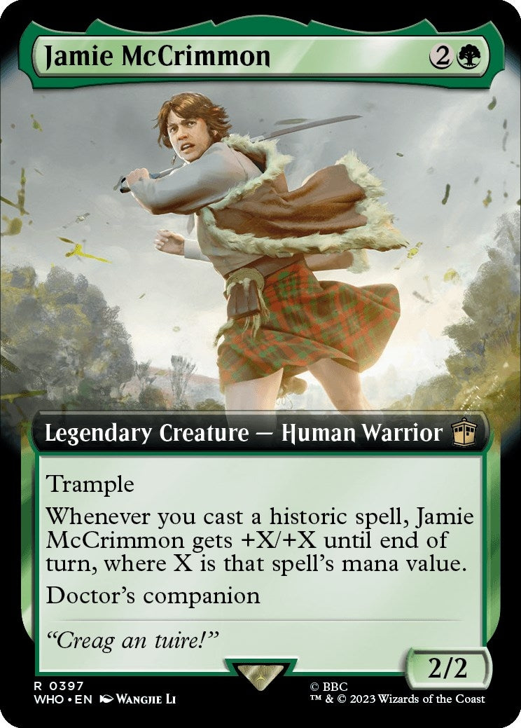 Image for Jamie McCrimmon (Extended Art) (397) (WHO) - Magic: The Gathering