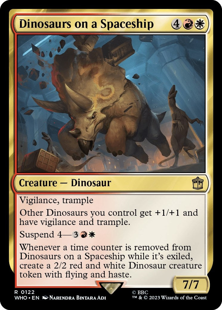 Image for Dinosaurs on a Spaceship (122) (WHO) - Magic: The Gathering
