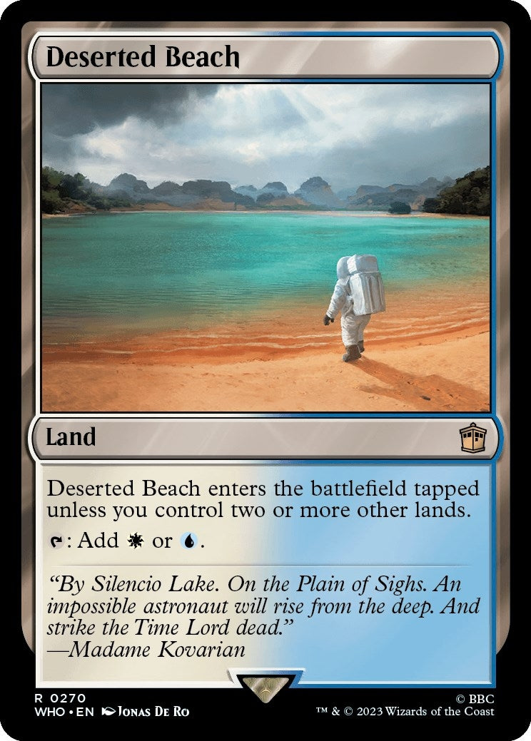 Image for Deserted Beach (270) (WHO) - Magic: The Gathering