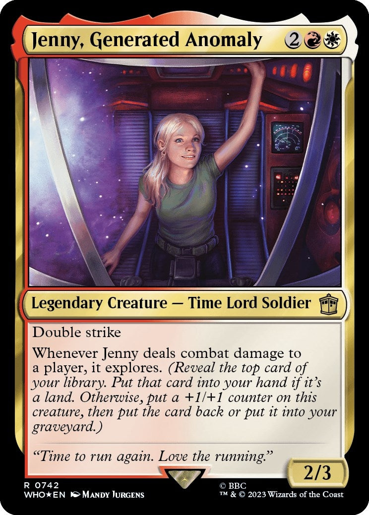 Image for Jenny, Generated Anomaly (Surge Foil) (742) (WHO) - Magic: The Gathering