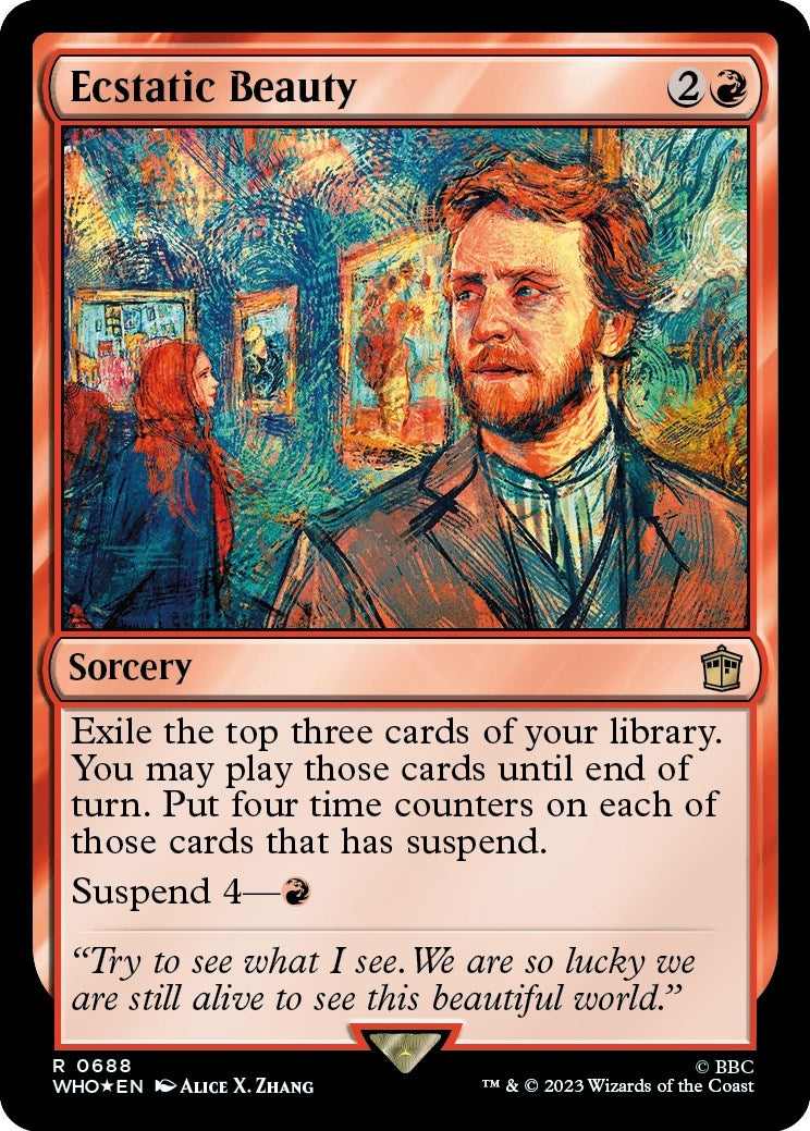Image for Ecstatic Beauty (Surge Foil) (688) (WHO) - Magic: The Gathering