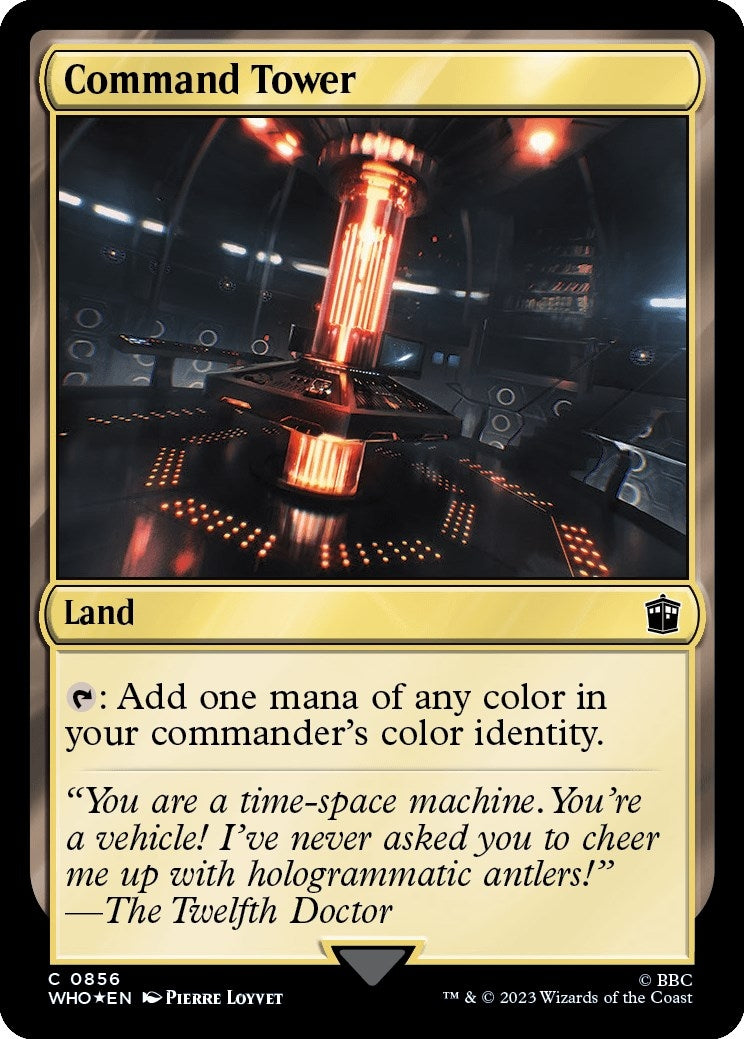Image for Command Tower (0856) (Surge Foil) (856) (WHO) - Magic: The Gathering