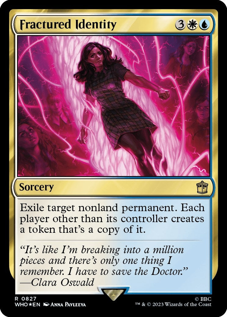 Image for Fractured Identity (Surge Foil) (827) (WHO) - Magic: The Gathering