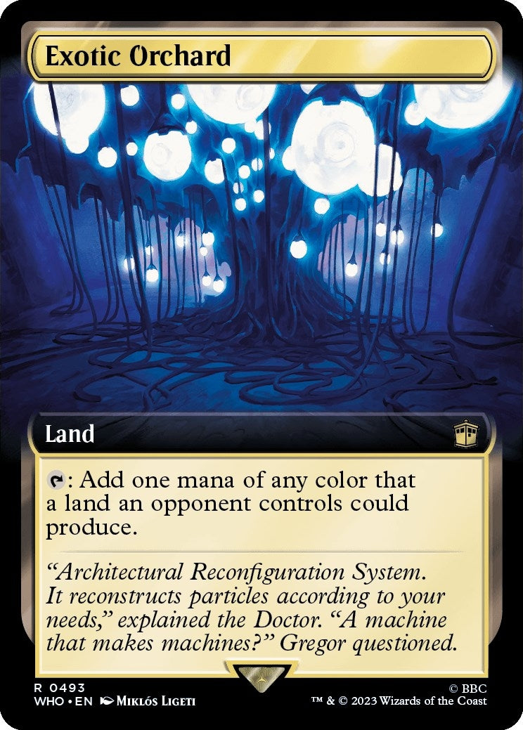 Image for Exotic Orchard (Extended Art) (493) (WHO) - Magic: The Gathering