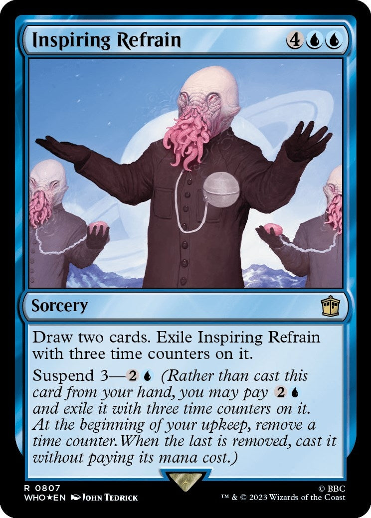 Image for Inspiring Refrain (Surge Foil) (807) (WHO) - Magic: The Gathering