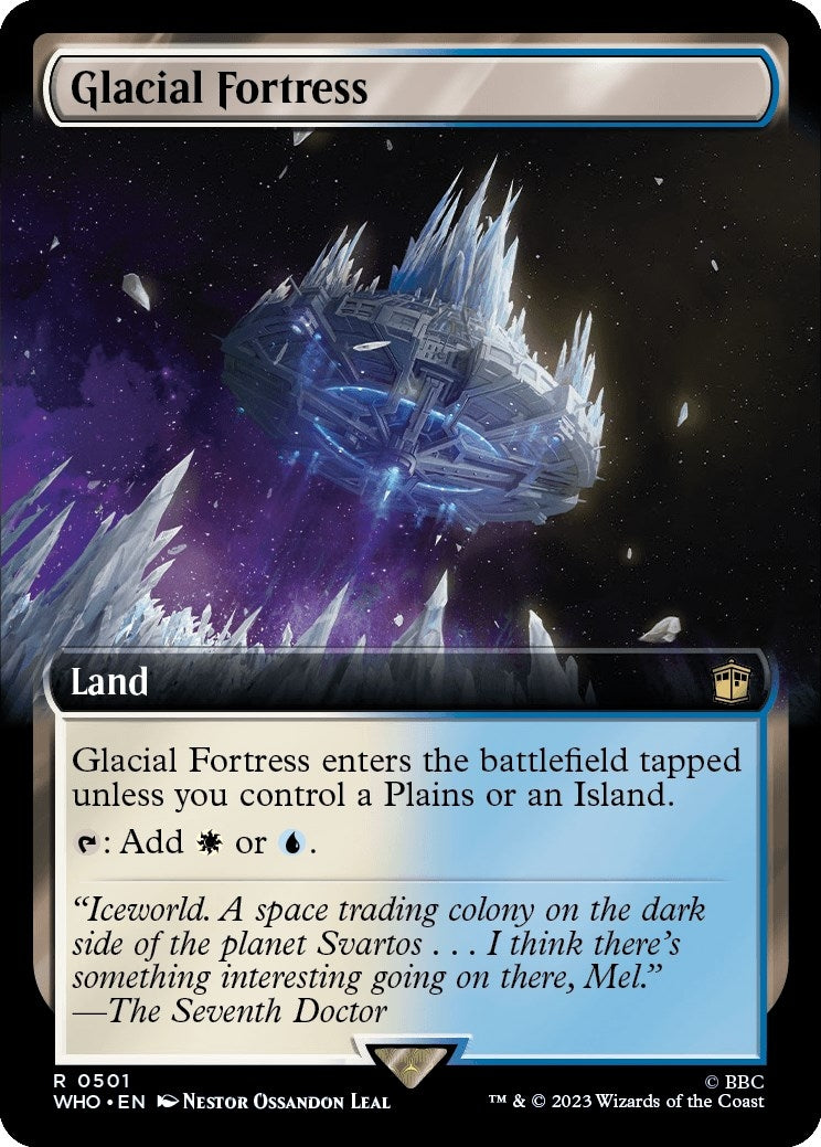 Image for Glacial Fortress (Extended Art) (501) (WHO) - Magic: The Gathering